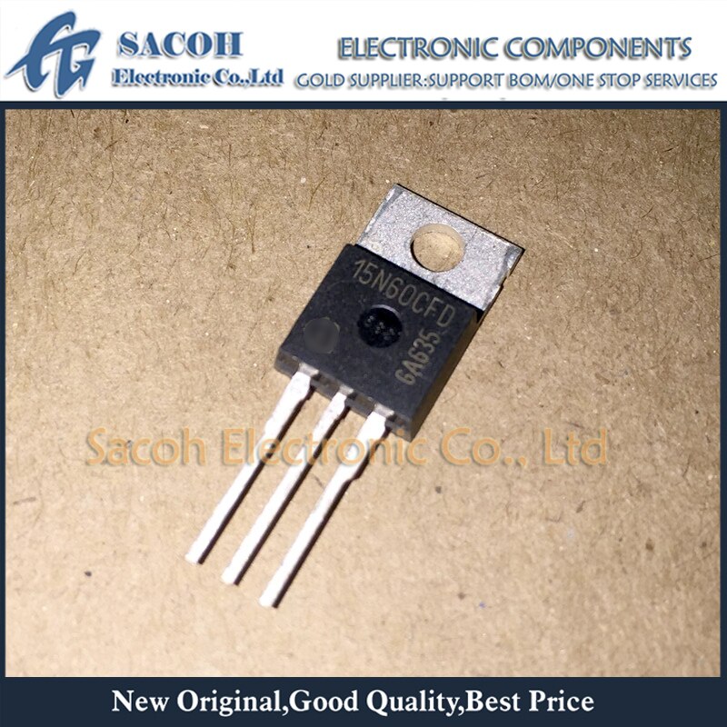 New Original 10Pcs SPP15N60CFD SPA15N60CFD SPI15N60CFD 15N60CFD TO-220/220F/262 15A 600V N-ch MOSFET