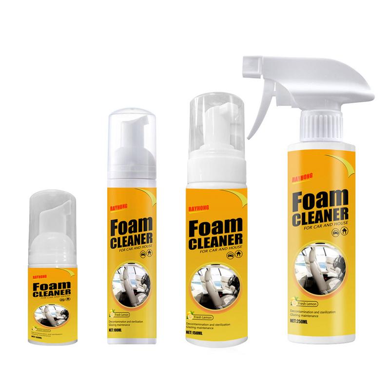 Car Interior Foam Cleaner Powerful Detergent For Car Interiors Multifunctional Car Foam Cleaner With Good Performance For Fabric