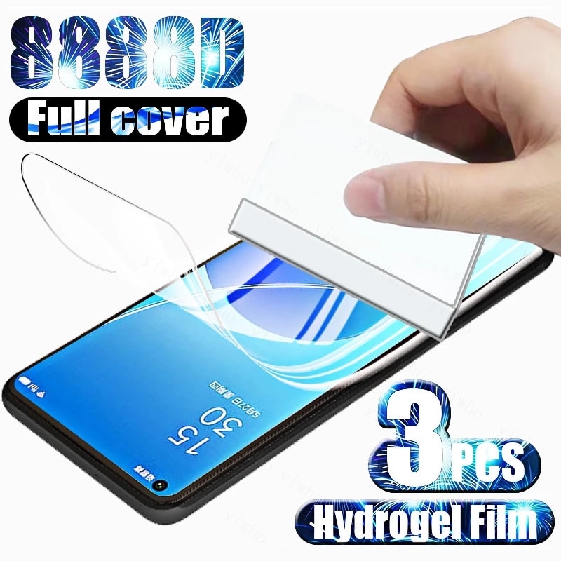 3PCS Screen Protector Film For OPPO A95 4G A91 A72 A73 A92 A9 2020 A74 A83 A79 A75 A5S A71 A7 A8 A55 A59 A57 A56 A94 A93S A92S