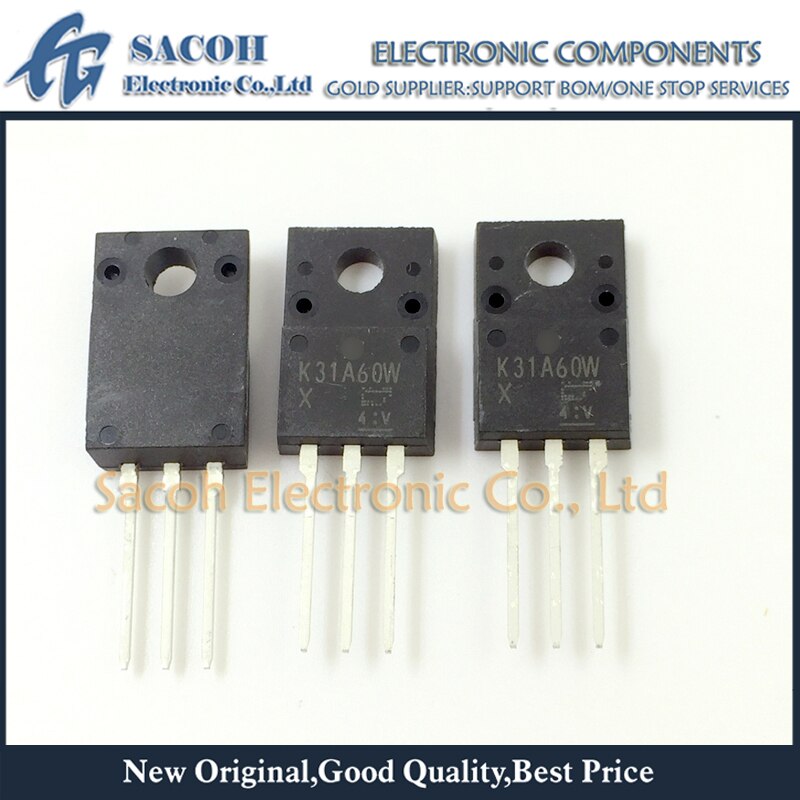 New original 10PCS/Lot TK31A60W K31A60W or TK31E60W K31E60W TO-220F 31A 600V N-ch MOSFET