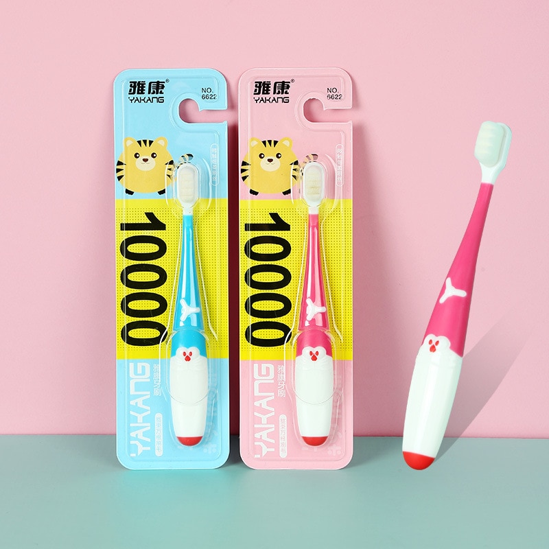 Soft Teethers Bath Shower Products Toothbrush Handle Dental Health Care Tools Teeth Brush for 3-6 Years Old Children Kids Items