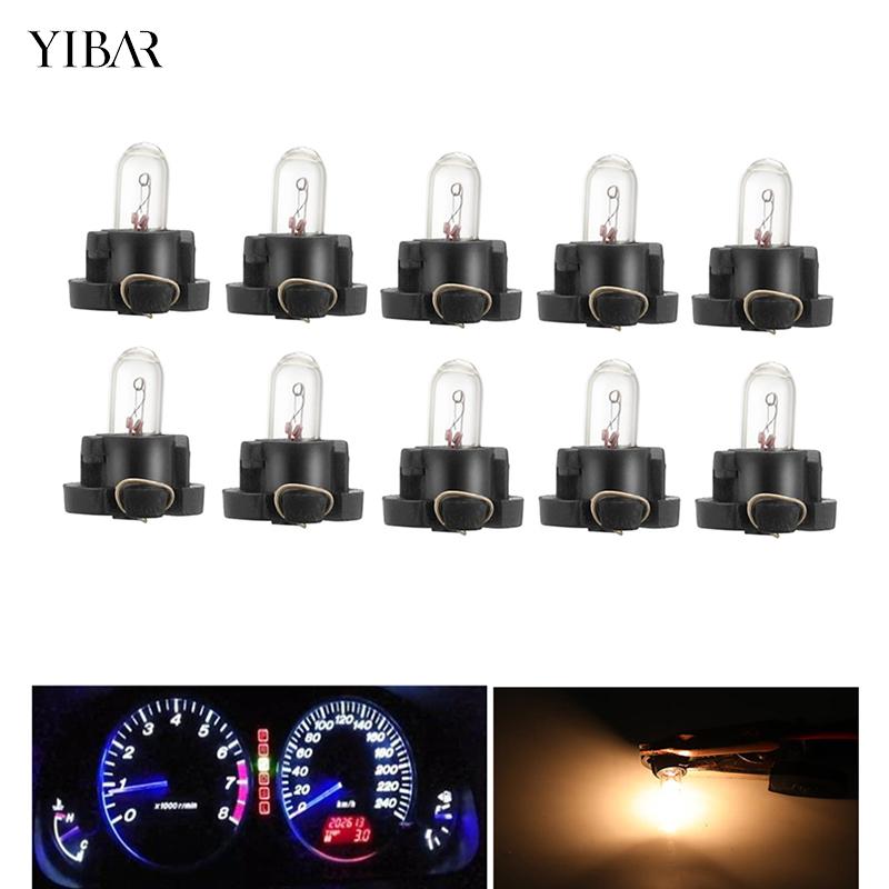 5Pcs Super Bright Canbus T3 T4.2 Led Bulbs Car Interior Lights Wedge Dashboard Warming Indicator Lamp Auto Lamps 12V