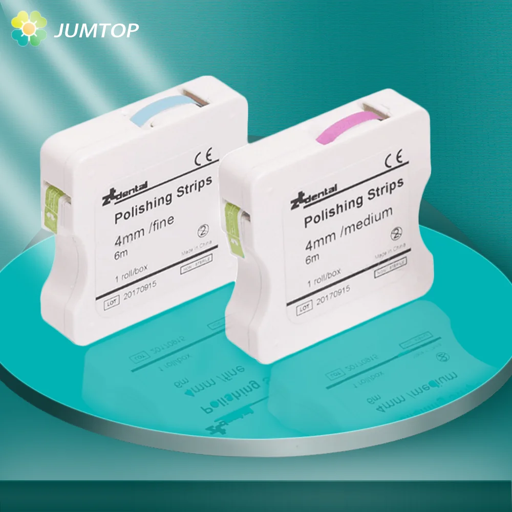 1Roll/Box Dental Polishing Strip 4mm*6m Tooth Interdental Resin Surface Grinding Whitening Sanding