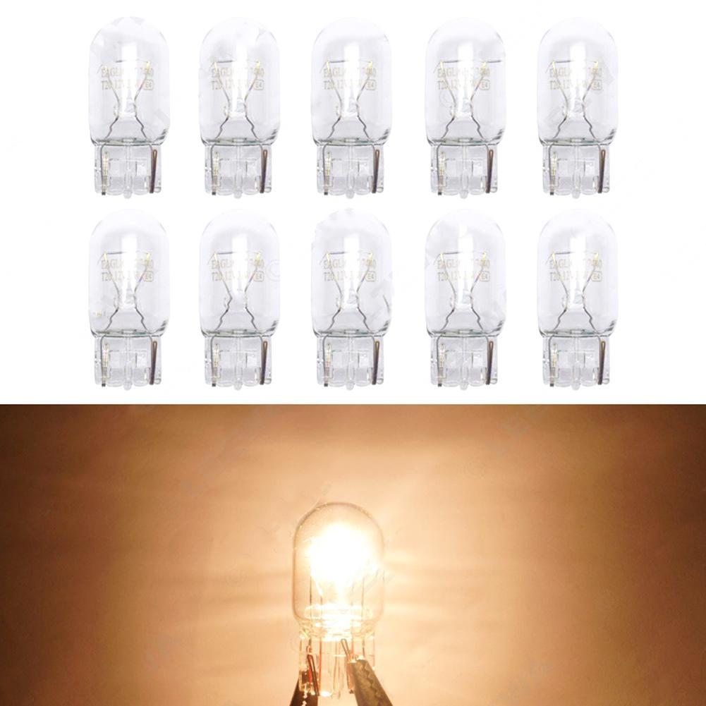 10pcs Car Halogen Bulb 7440 T20 12v 21w 3800k Running Lights Turn Signal Stop Brake Tail Lamp Bulbs Parts