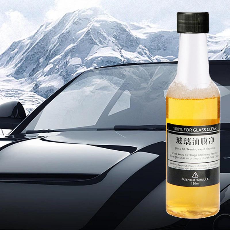 Glass Oil Film Remover 150 Ml High Quality Material Large Capacity Oil Film Remover Mild In Nature Easy To Use For Cars Truck
