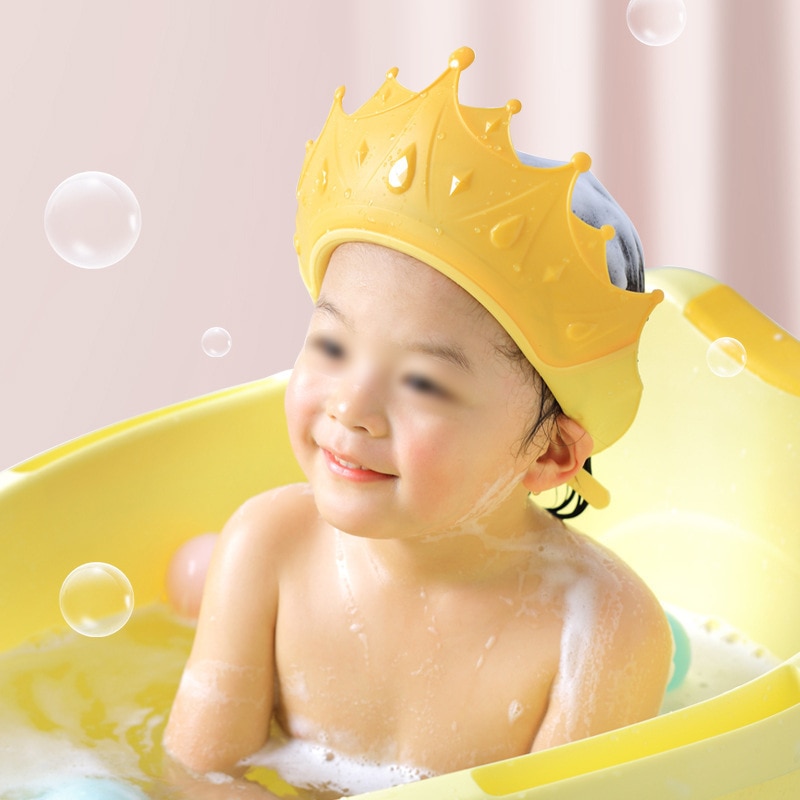 Baby shampoo products ear protection silicone shampoo caps baby and children bath products bathroom toys bath caps