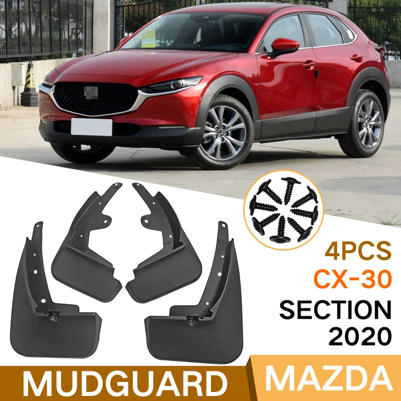Car Mud Flaps Fender For Mazda Cx-30 CX30 2020 Front And Rear Wheels Mudflaps Splash Guard