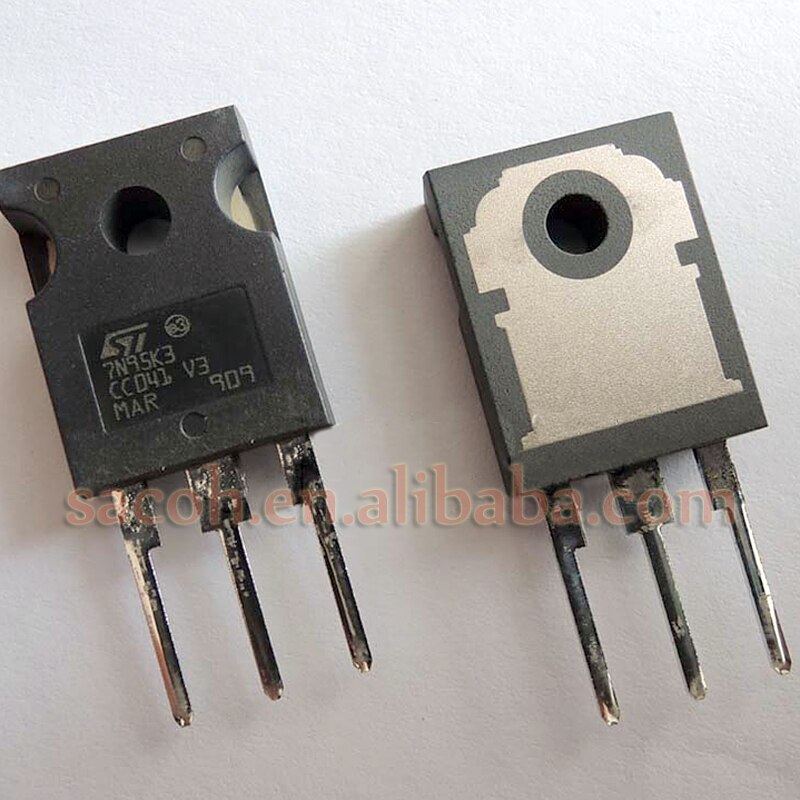 New Original 10Pcs STW7N95K3 7N95K3 or STW7N90K5 7N90K5 or STW7N105K5 7N105K5 TO-247 7A 950V Zener-protected Power MOSFET