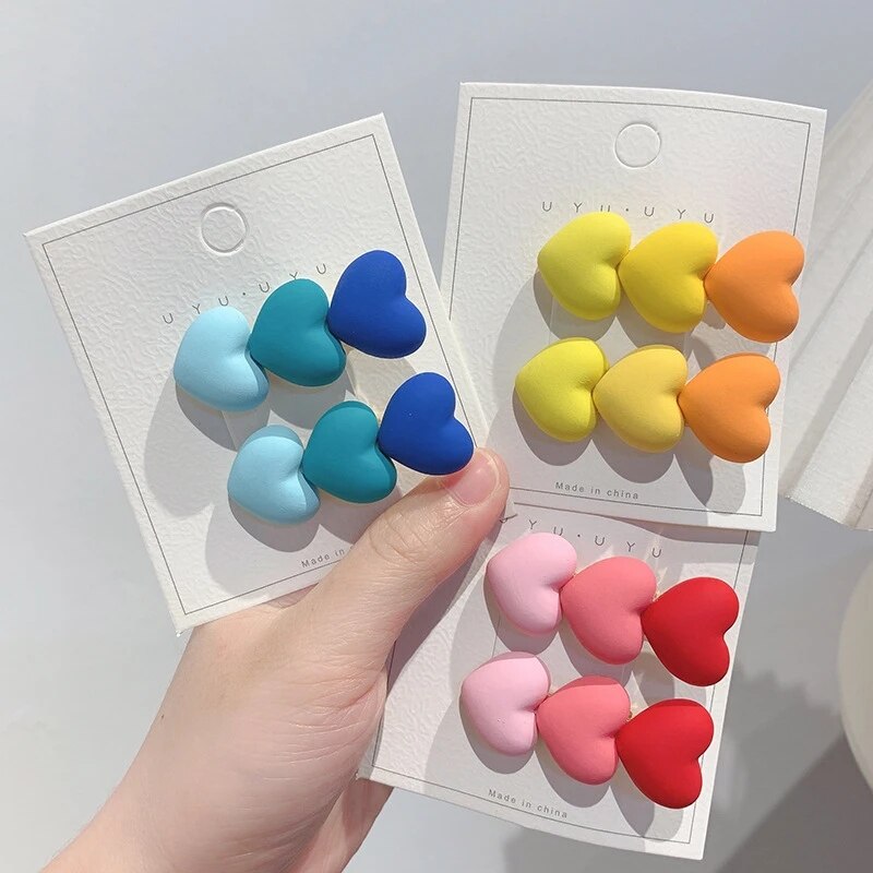 Korean version love small hairpin children and girls side hairpin clip hair accessories headdress little girl card summer bangs