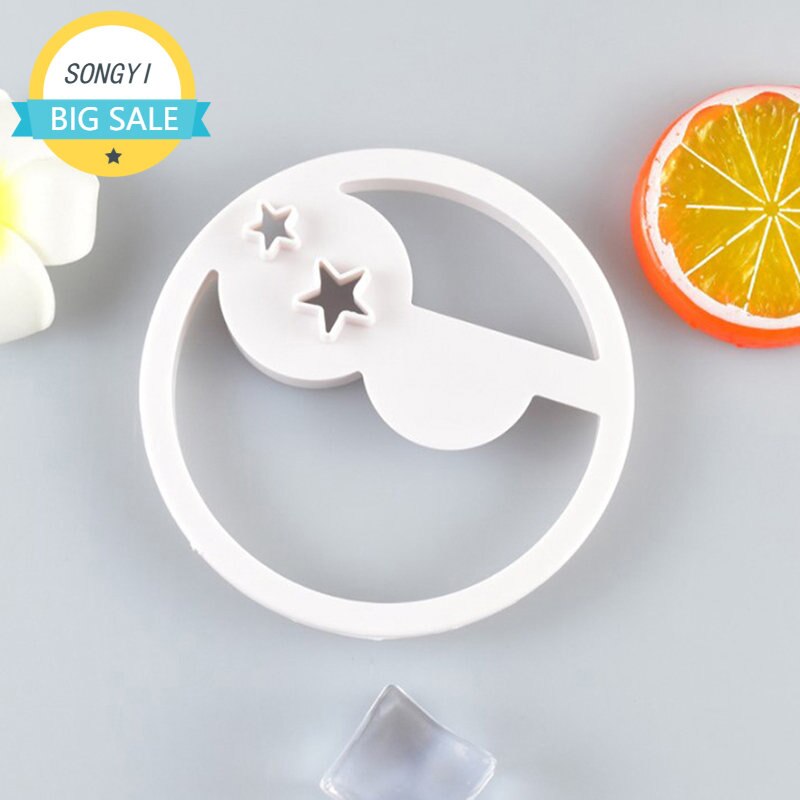 New Smiling Moon Stars Biscuit Baking Embossing Mold Cake Decorating Tools Cookie Cutters Moulds Kitchen Fondant Cutting Pastry