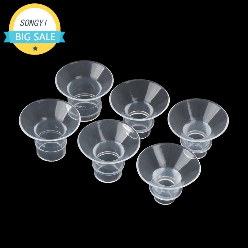 Breast Pump Funnel Inserts Plug-in Different Caliber Size Converter Small Nipple Horn Adapter