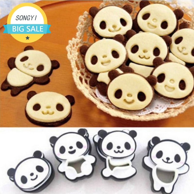Panda Cookie Mould Baking DIY Super Cute Kitchen Gadgets Silicone Cake Decor
