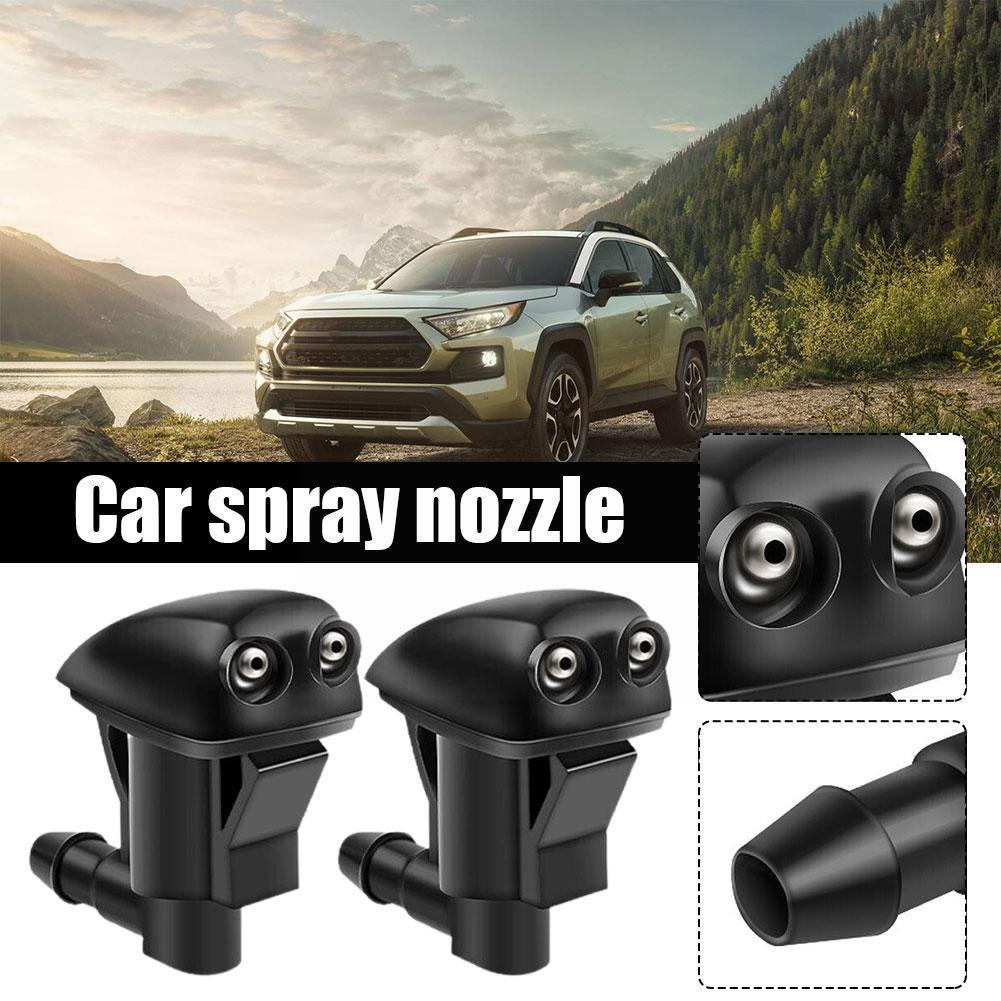 Car Universal Front Windshield Washer Wiper Nozzle Jet Sprayer Sprinkler Water Spout Outlet Adjustment For Toyota Mazda R4Z7