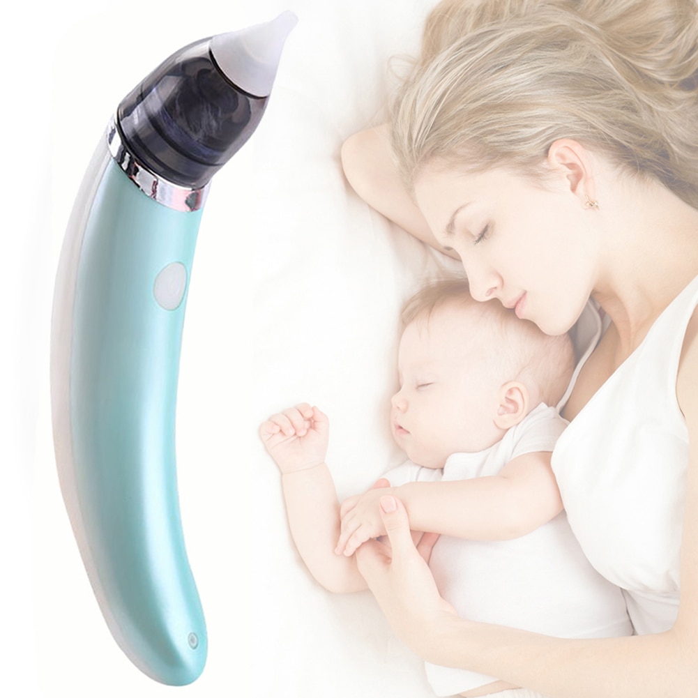 Electric Infant Nose Cleaner Automatic Child Nose Sanitation Tool Rechargeable Detachable Anti-reflux for Newborn Nursing