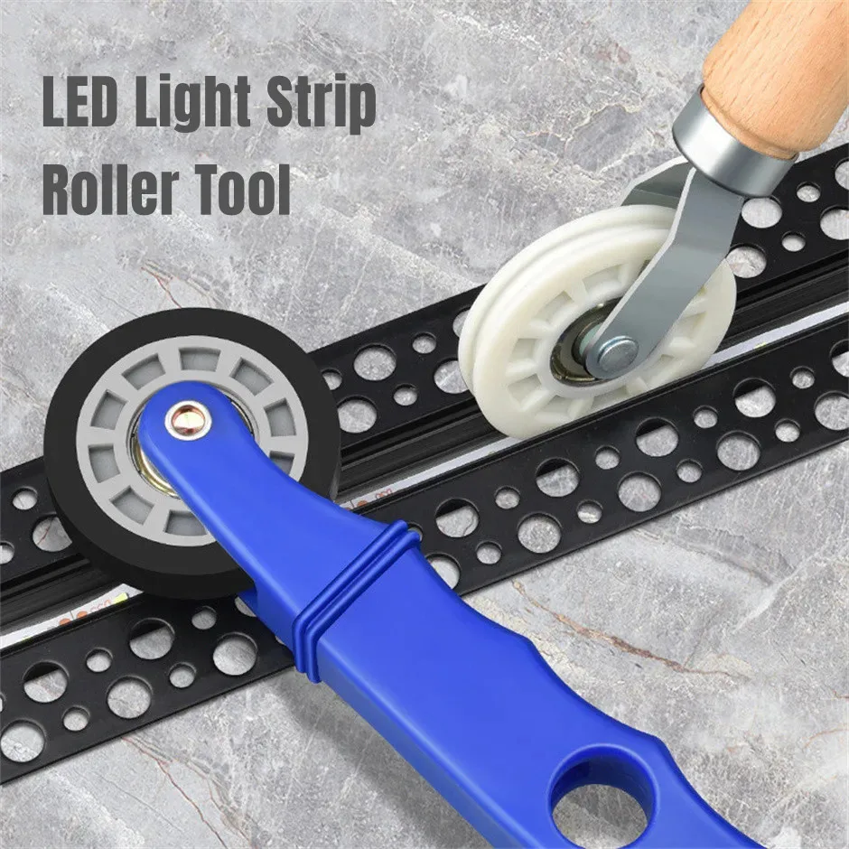 Wooden Handle Roller Tool Quick Installation Led Strip Light 6-10mm SMD2835 for Linear Aluminum