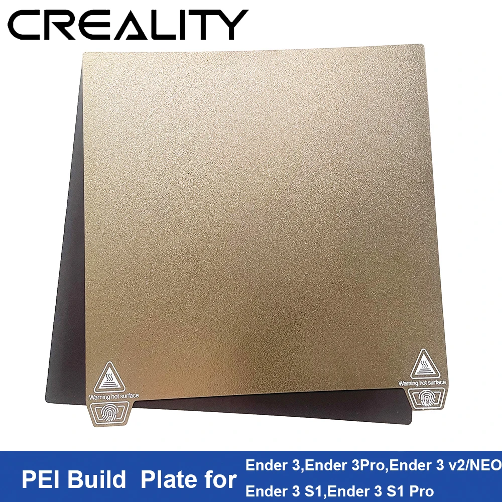 3D Printer Powder Painted PEI Flexi Steel Magnetic Build Plate 235x235mm for Creality Ender 3 S1