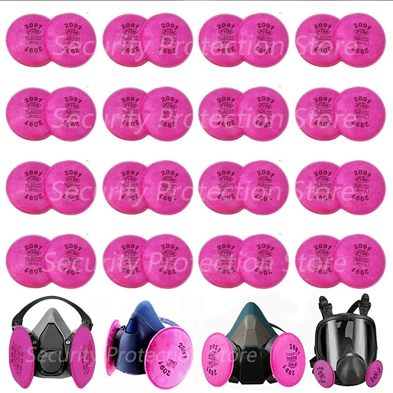 2097/2091 Painting Spray Industry particulate P100 Filter For 3m 6200 7502 Series Gas Mask Filters