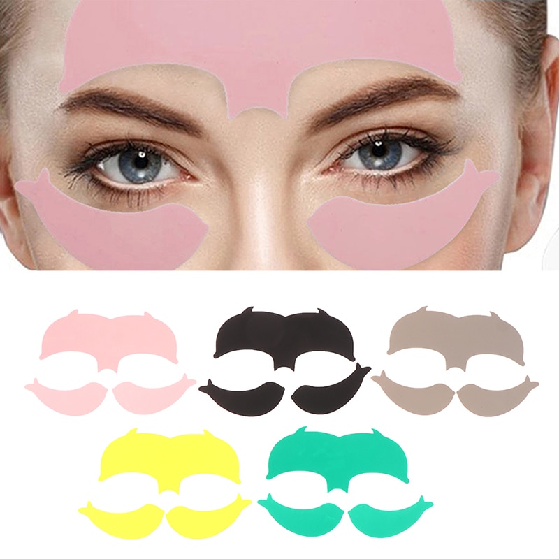 1 Set Reusable Eye Patches Sticker Forehead Patch Silicone Pads Facial Lifting Wrinkle Removal Skin Care Tools