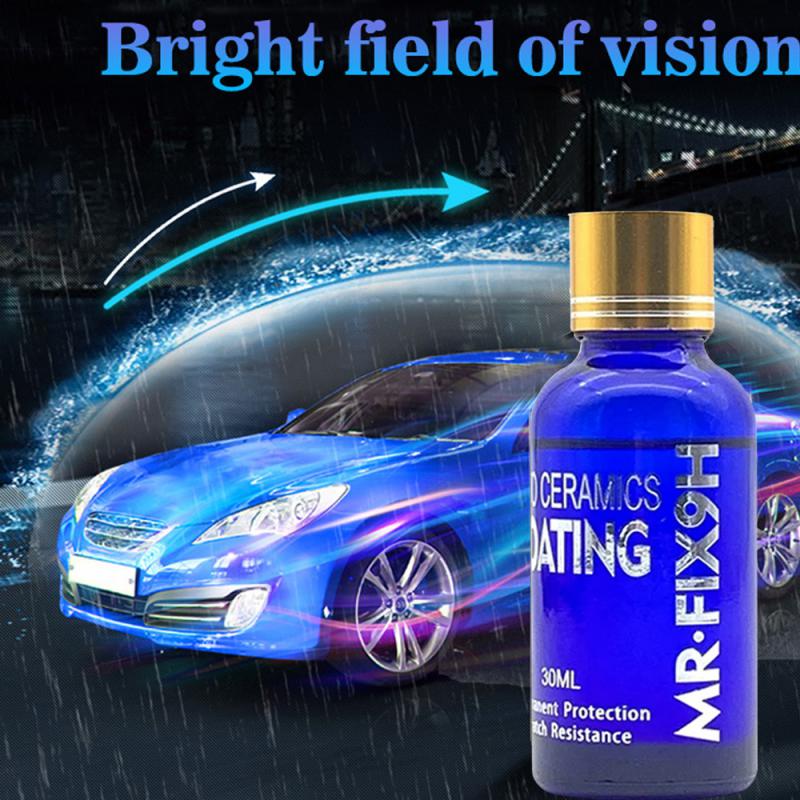 9H Car Liquid Ceramic Coat Hydrophobic Glass Coating Motocycle Paint Care Anti-scratch Auto Detailing Glasscoat Polish Cleaning