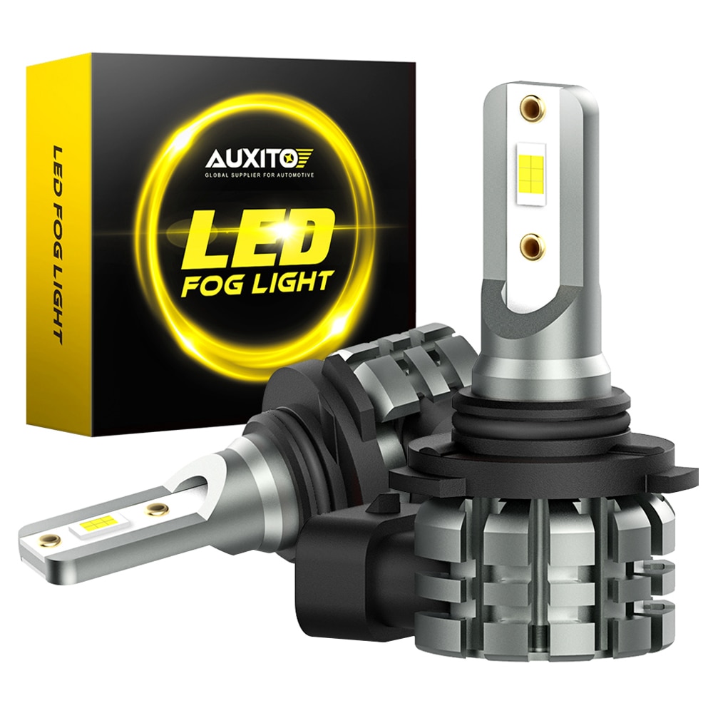 AUXITO 2Pcs 9006 HB4 LED Canbus Fog Light Bulbs 9005 HB3 H8 H9 H11 LED Fog Lamp No Error Yellow White Daytime Running Light DRL