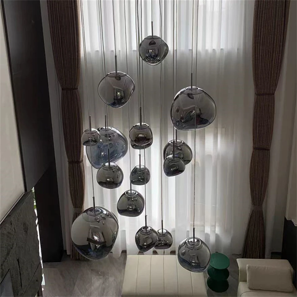 Nordic Lava LED Pendant Light Modern Light PVC Lighting Living Room Lights Indoor Deco Home Fixtures