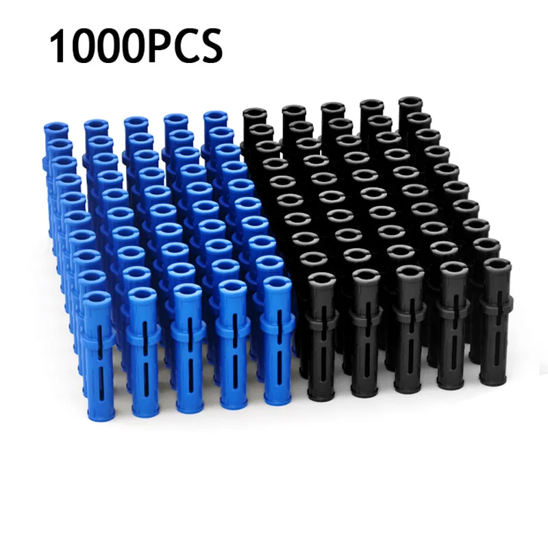 1000Pcs/lot Bulk Technical Pin 1x2 1x3 with Friction Ridges and Slots Building Block MOC Parts Brick