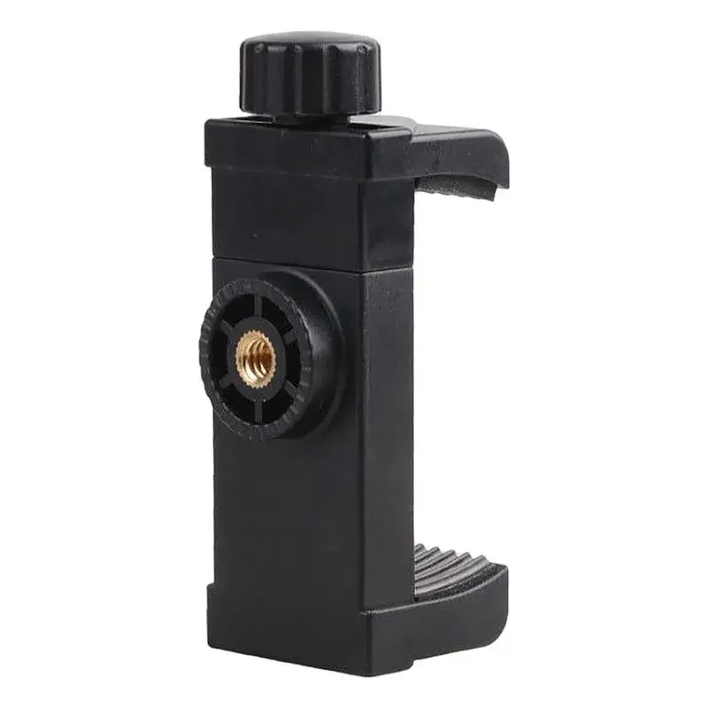 Tripod Stand Phone Clip 1/4 Inch Screw Hole Holder For Tripod Mobile Smart Phone Universal