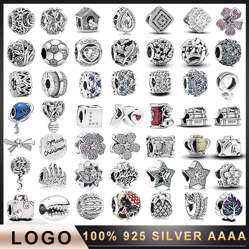charm10 100% 925 Sterling Silver 5A Level Craft classics Charm Beads Charm Fit Original Design Bracelet 1:1 Model Have Logo