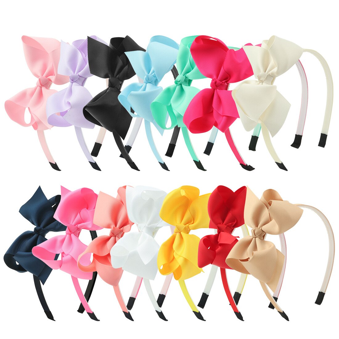 Bows Headbands for Girls Ribbon Hair Bows Hair Bands Hair Accessories for Teens Children Kids
