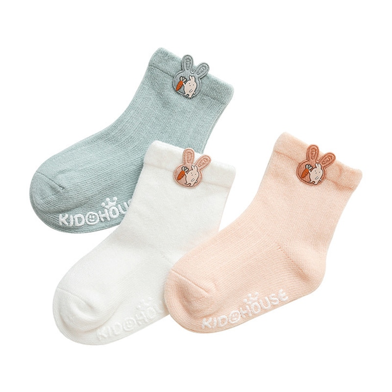 3 Pairs/Lot Infant Sock Cartoon Newborn Baby Socks Dispensing Glue Non-slip Cute Boys Girls Baby Socks Kids Sock Floor Socks