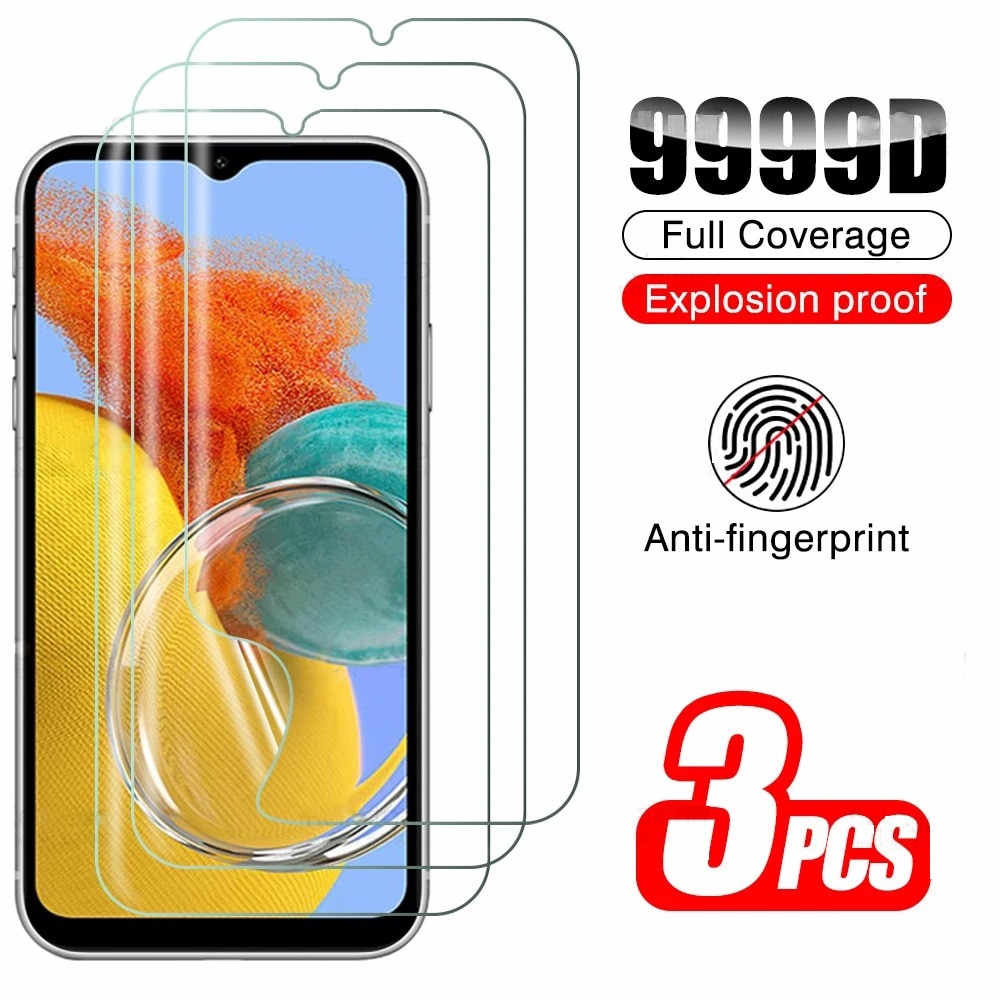 3PCS Full Cover Hydrogel Film For Samsung Galaxy M14 5G Screen Protector Protective Film Samsung M04 M14 M13 M53 M33 M23 F04 F13