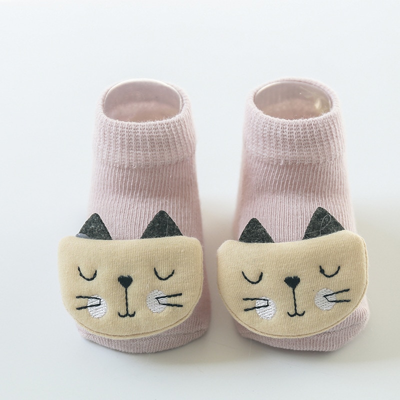 Baby Socks Cartoon Baby Anti-slip Socks Cute Toddler Girl Socks Spring Autumn Boy Newborn Socks Baby Accessories