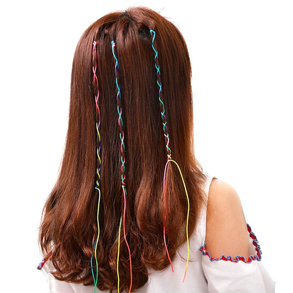 10Pc Accessories Girl Braid Hair Tie Children Hair Band Hair Braids Rope Hair Ribbons Headband