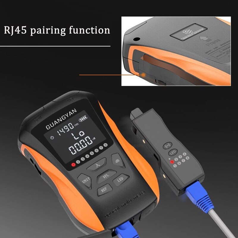 One Machine 6in1 Multifunction Optical Power Meter Visual Fault Locator Network Cable Test Optical Fiber Tester 30MW VFL OPM