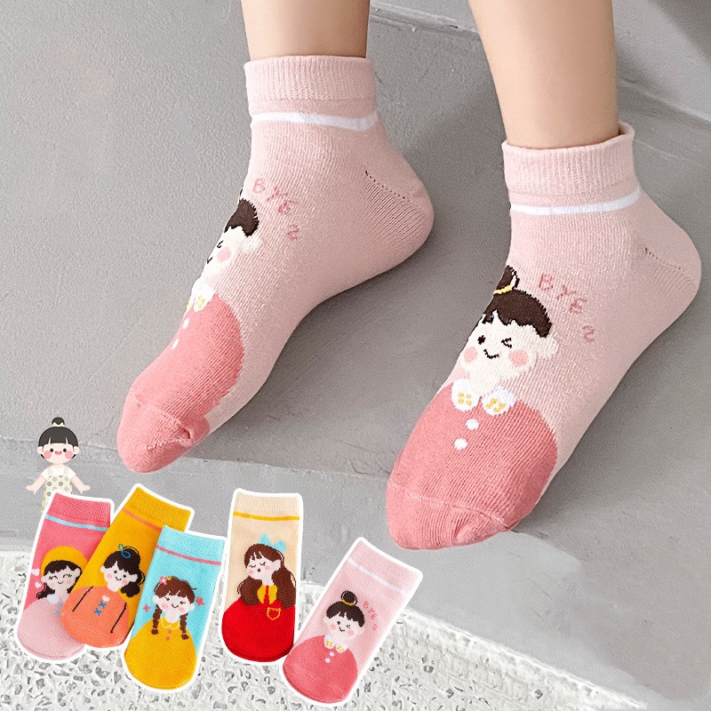 3pairs/lot 2023 New Spring Baby Socks 1-12 Years Baby Cotton Socks Thick Socks Children Cotton Socks