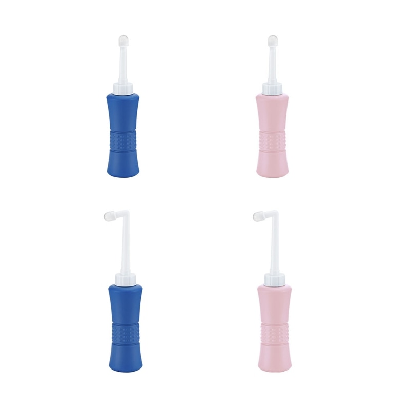 500ml Handheld Personal Bidet Vulva Flusher Privates Douche Cleaner Long Pointed Nozzle Washing Tool