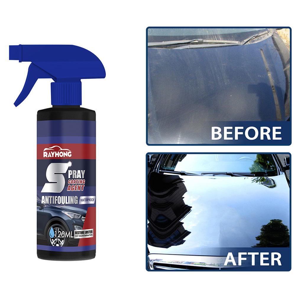 120ML Quick Coat Liquid Nano Ceramic Car Coating Auto Paint Polish Wax Spray Hydrophobic Anti Scratch Protect Film Renewal