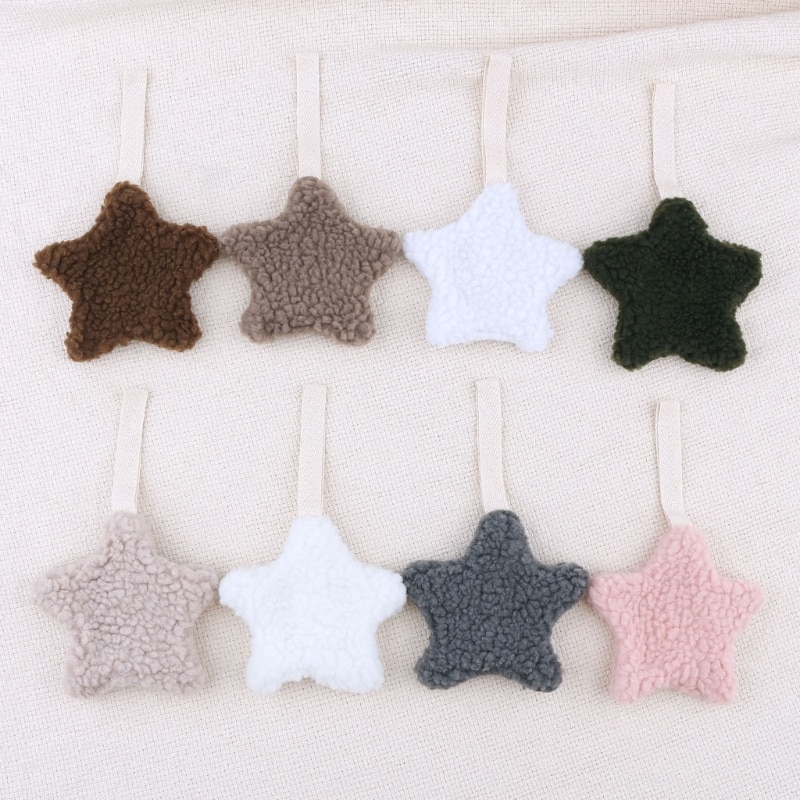 Anti-Drop Teether Chain Ornament Nipple Chain Teething Toy Decors Pacifier Star Pendant Baby Soother Infant Shower Gift