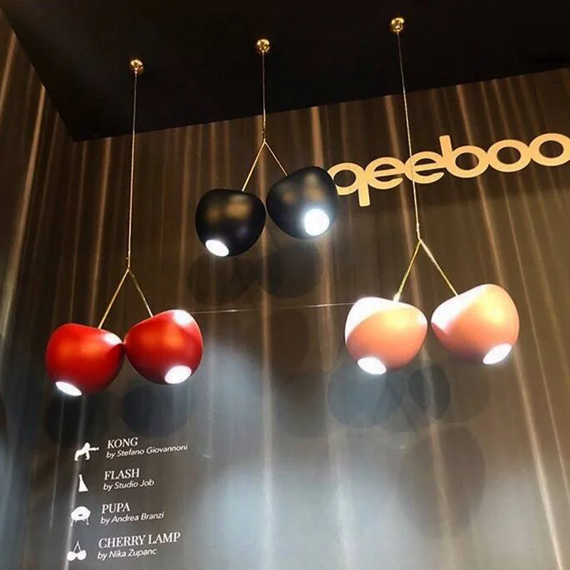 Modern Cherry Modeling Pendant Lamp Designer Creative Ceiling Chandelier For Living Room Bar Dining
