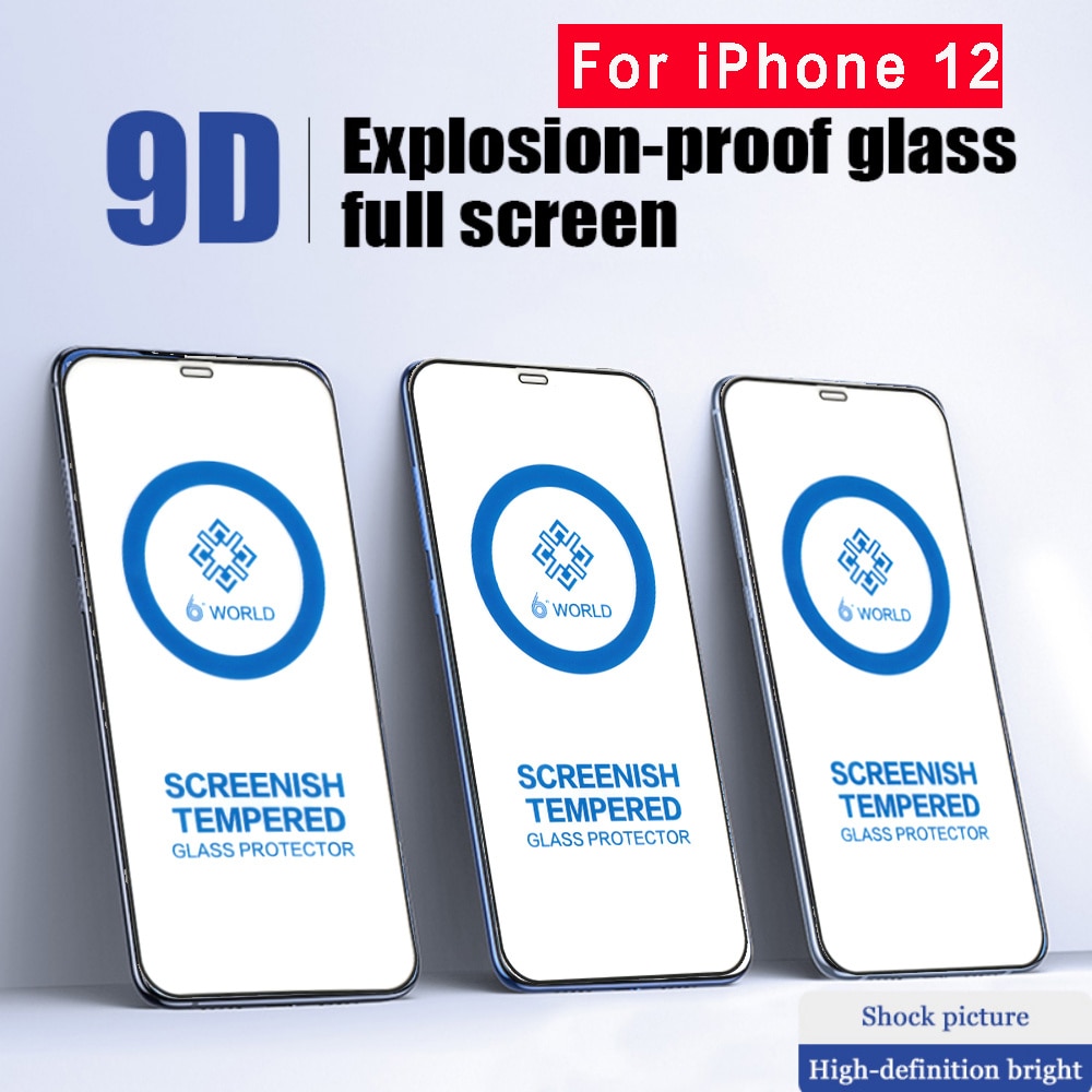 4PCS Screen Protector Tempered Glass for IPhone 12 Pro Max Protective Glass for IPhone 12 Mini