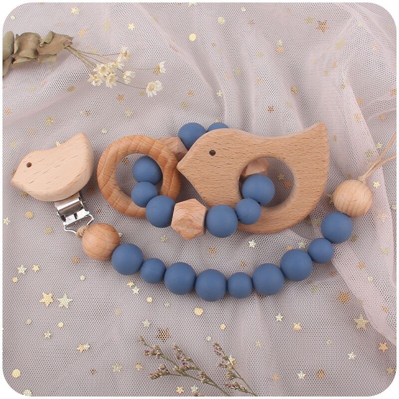 2Pc Silicone Baby Pacifier Clips Silicone Pacifier Chain Bracket Nipple Bracket Holder For Nipples Toddler Toy Baby Shower Gifts