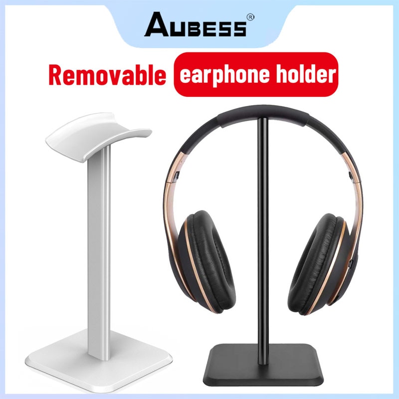 Headphone Stand Universal Aluminuim Headset Holder Aluminum Supporting Flexible Headrest Headphone Hanger Support For Earphone