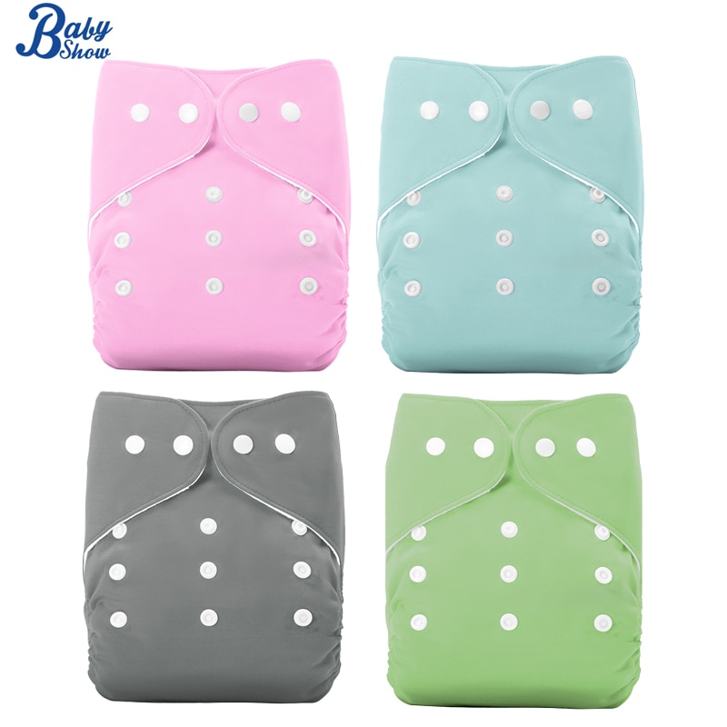 Babyshow Diapers Reusable Adjustable Breathable Cloth Diaper Nappy Eco-friendly Baby Products Washable Diapers for Babies