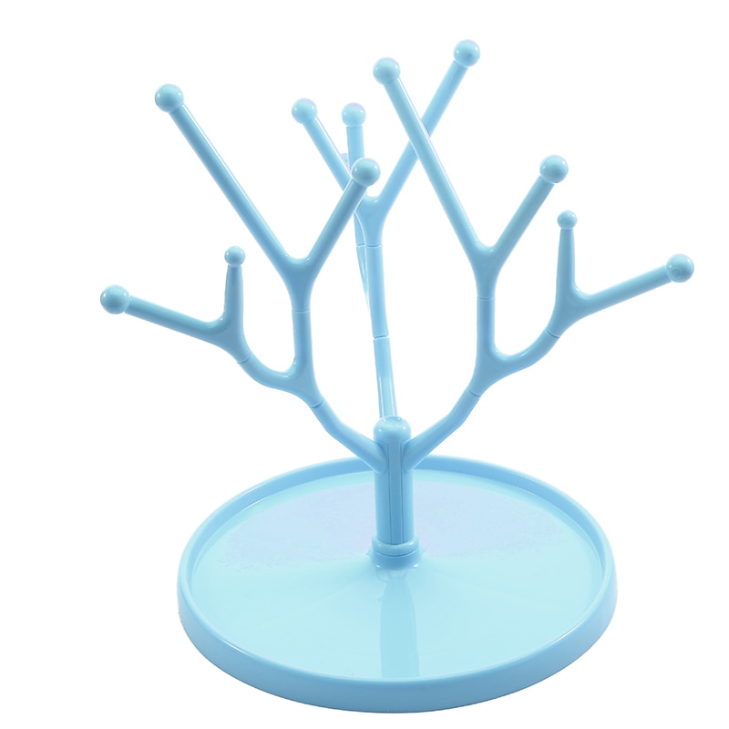 Pacifier Rack Durable Feeding Bottle Stand Reusable Space-saving Tree-shaped Baby Bottle Drying Rack 2023