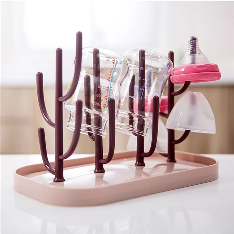 Baby Feeding Bottle Drain Rack Nipple Feeding Cup Holder Storage Drying Rack Bottle Cleaning And Drying Machine
