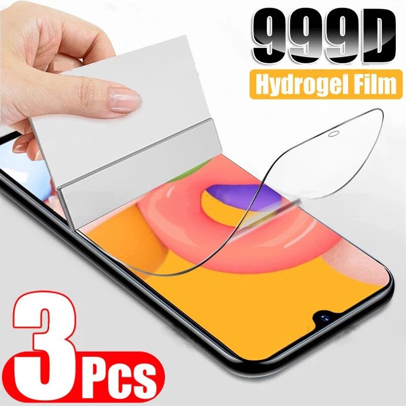 3PCS Screen Protector Film for OPPO A12S A31 A33 A53 A32 A52 A72 A73 A91 F17 Protective Film for OPPO Reno4 3 2 Lite Z 5G Film