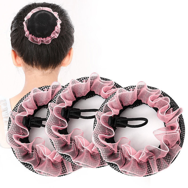 1Pcs Drawstring Lace Hair Net Cover Ballet Set Hair Accessories Banded Hair Hair Cover Adjustable Elastic Women Headwear