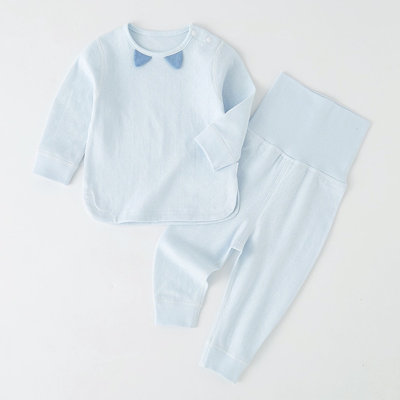 Baby Autumn Clothes Set Cotton High Waist Belly Pants Spring and Autumn Baby Underwear Children's Cotton Sweater