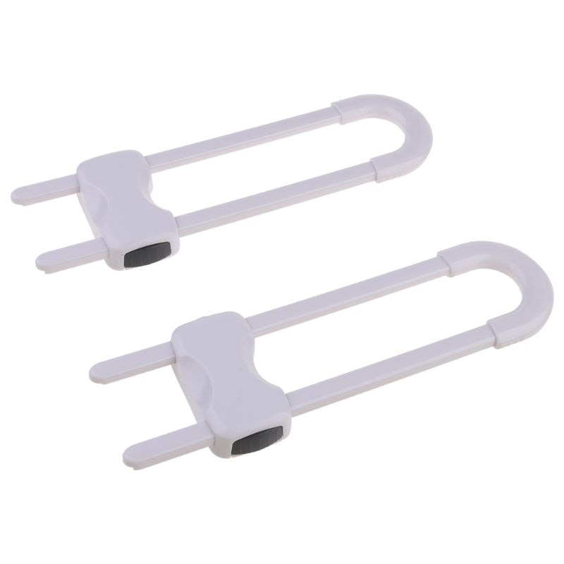 U Shape Kids Safety Care ABS Plastic Fridge Locks Infant Baby for Protection