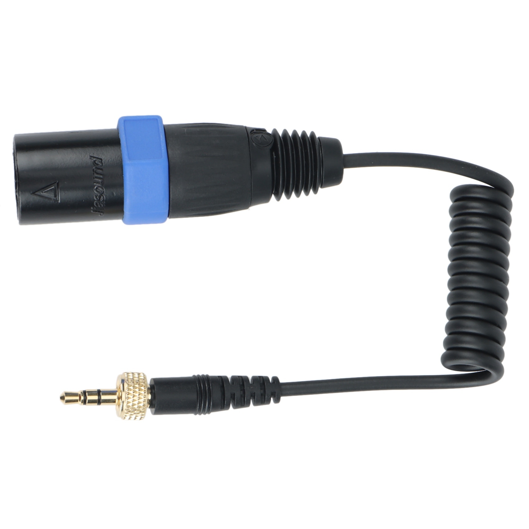 NEW-Saramonic Locking Type 3.5Mm To 3.5Mm TRS To XLR Microphone Output Universal Audio Cable For Wireless Receivers